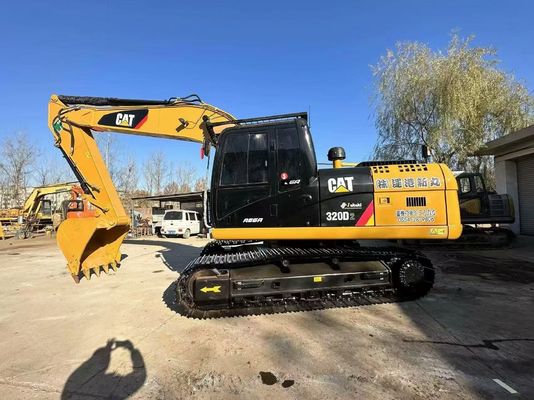 สีเหลือง ของแท้ญี่ปุ่น ใช้ CAT Excavator 320D2 Caterpillar Crawler Excavator