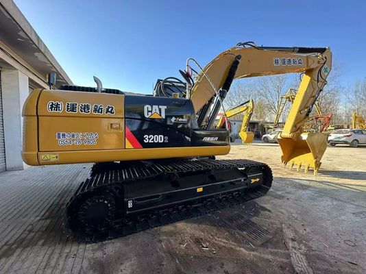 สีเหลือง ของแท้ญี่ปุ่น ใช้ CAT Excavator 320D2 Caterpillar Crawler Excavator