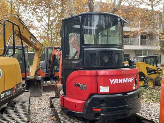 แท้ญี่ปุ่นใช้ Yanmar Vio55-5B รถขุดขนาดเล็ก กับ EPA เครื่อง / ใช้ Kubota รถขุดขนาดเล็ก สําหรับขาย