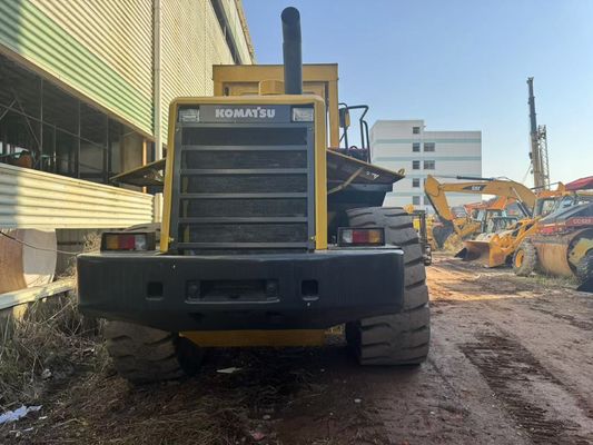 สีใหม่ WA470-3 เครื่องบรรทุกล้อ Komatsu ที่ใช้สําหรับการก่อสร้าง ตะวันออกกลาง