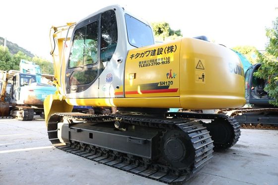 เครื่องขุดยางยี่ปุ่นเดิม Sumitomo SH120-6 สภาพดีเยี่ยม