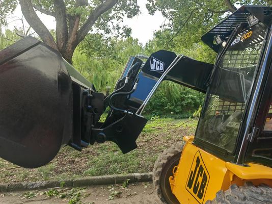 2016 ปีใช้ JCB 185 ECO Skid Steer Loaders กับไฮดรอลิก Quck Coupler