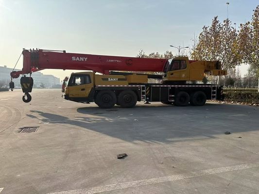 2021 ปีใช้ Sany STC800E5 80 ตัน รถบรรทุกเครน สภาพดี