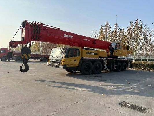2021 ปีใช้ Sany STC800E5 80 ตัน รถบรรทุกเครน สภาพดี