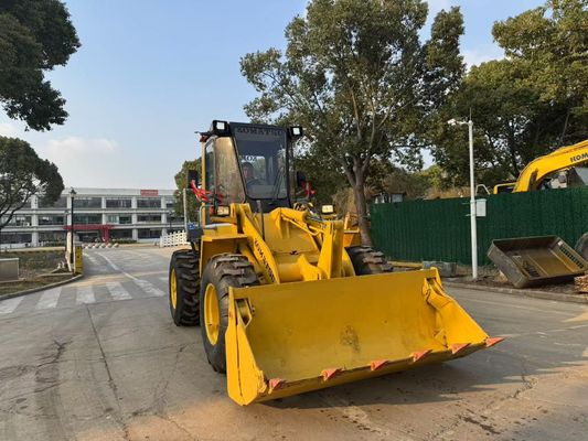 ของแท้ของญี่ปุ่น ใช้ Komatsu WA100-1 เครื่องบรรทุกล้อทํางานในสวน