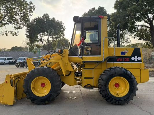 ของแท้ของญี่ปุ่น ใช้ Komatsu WA100-1 เครื่องบรรทุกล้อทํางานในสวน