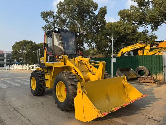 ของแท้ของญี่ปุ่น ใช้ Komatsu WA100-1 เครื่องบรรทุกล้อทํางานในสวน
