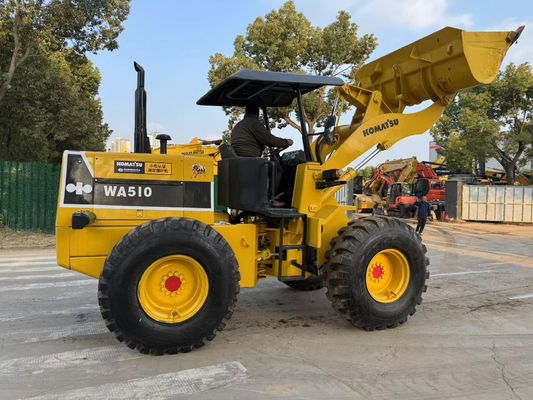 เครื่องบรรทุกล้อ Komatsu WA510 ของญี่ปุ่นเดิม ใช้งานได้ดี