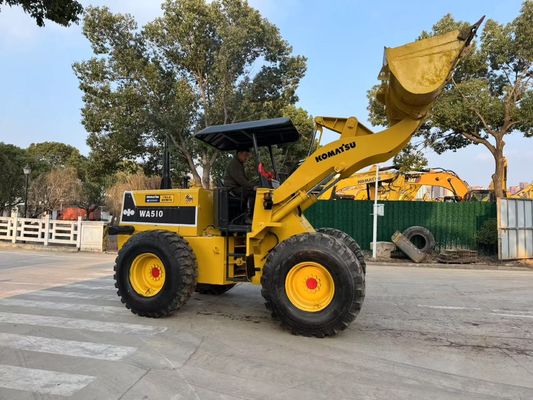 เครื่องบรรทุกล้อ Komatsu WA510 ของญี่ปุ่นเดิม ใช้งานได้ดี