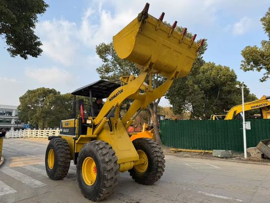 เครื่องบรรทุกล้อ Komatsu WA510 ของญี่ปุ่นเดิม ใช้งานได้ดี