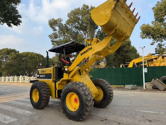เครื่องบรรทุกล้อ Komatsu WA510 ของญี่ปุ่นเดิม ใช้งานได้ดี