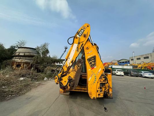 อิตาลีเดิม JCB 4CX Backhoe Loader ที่ใช้แล้ว พร้อม 4 ใน 1 ถัง / JCB Backhoe Loader ที่ใช้แล้ว ขายร้อน