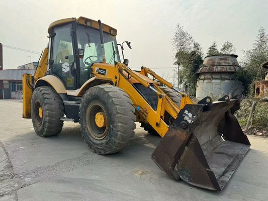 อิตาลีเดิม JCB 4CX Backhoe Loader ที่ใช้แล้ว พร้อม 4 ใน 1 ถัง / JCB Backhoe Loader ที่ใช้แล้ว ขายร้อน