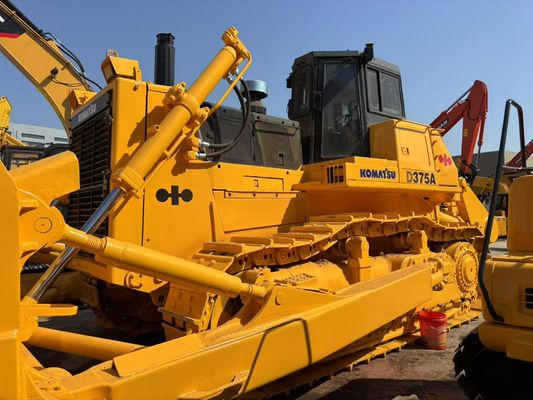 อริจินอลญี่ปุ่นใช้ Komatsu D375A บูลโดเซอร์กับไฮดรอลิก Ripper