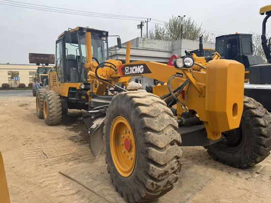 6 Drive Motor Grader 2023 ปีที่ใช้ XCMG GR2153 Motor Grader ประหยัดเชื้อเพลิงสําหรับการก่อสร้าง