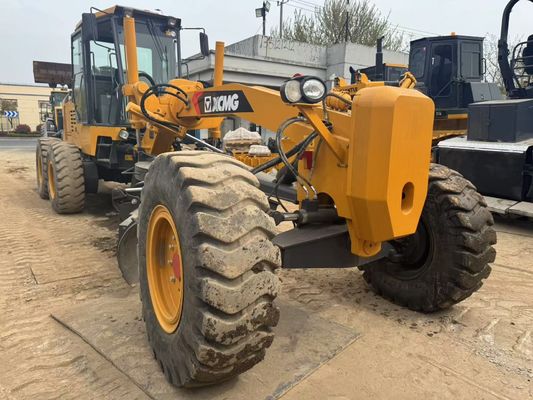 6 Drive Motor Grader 2023 ปีที่ใช้ XCMG GR2153 Motor Grader ประหยัดเชื้อเพลิงสําหรับการก่อสร้าง