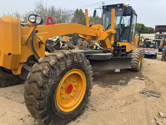 6 Drive Motor Grader 2023 ปีที่ใช้ XCMG GR2153 Motor Grader ประหยัดเชื้อเพลิงสําหรับการก่อสร้าง