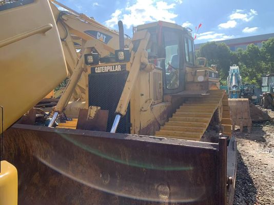 สีเดิม ใช้ Caterpillar D6R LGP Crawler Bulldozer ขายร้อน