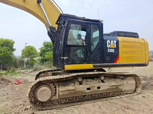 2017 ปีที่ใช้ Crawler Caterpillar 336E Excavator สีเดิม 36 ตัน สําหรับเหมืองแร่