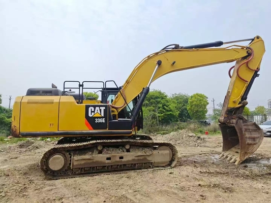 2017 ปีที่ใช้ Crawler Caterpillar 336E Excavator สีเดิม 36 ตัน สําหรับเหมืองแร่