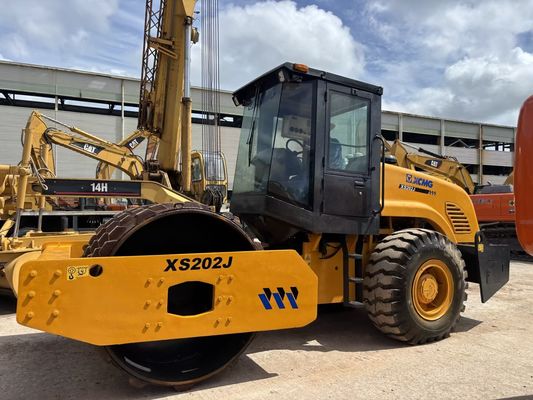 ใช้ XCMG XS202J Single Drum Road Roller กับเท้าแกะ ราคาถูก