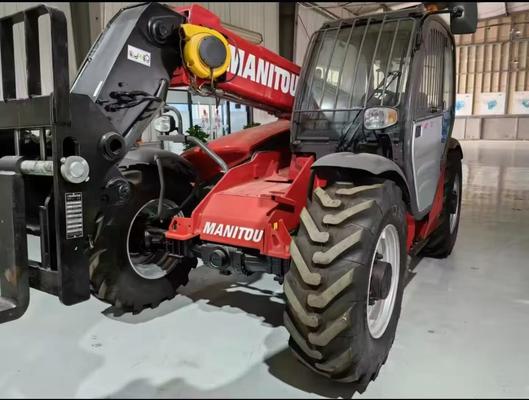 รถฟอร์คลิฟท์แบบยืดหด Manitou MT-X732 ใช้แล้ว ทนทานสำหรับการก่อสร้าง