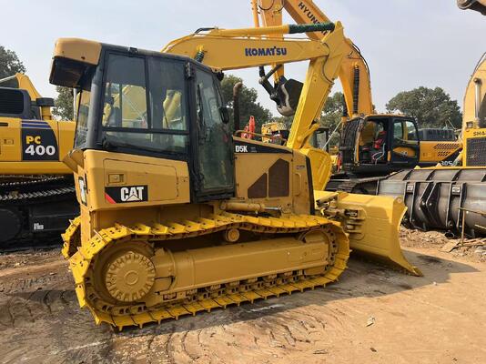 6 Way Blade Used Crawler Mounted Bulldozer CAT D5K XL สีเดิม