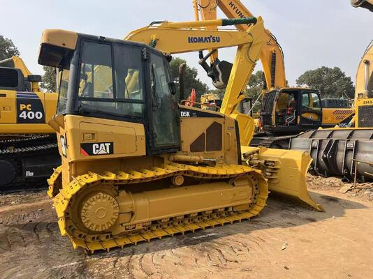 6 Way Blade Used Crawler Mounted Bulldozer CAT D5K XL สีเดิม