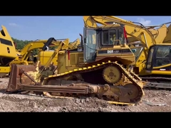 สีเดิม ใช้ Caterpillar D6R LGP Crawler Bulldozer ขายร้อน